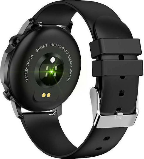 Colmi V23 Pro Smartwatch με Παλμογράφο (Μαύρο)
