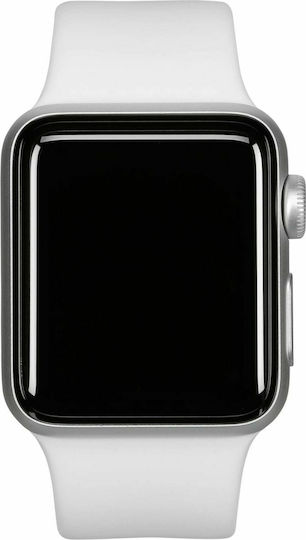 Apple Watch Series 3 Aluminium 42mm Waterproof with Heart Rate Monitor (White)