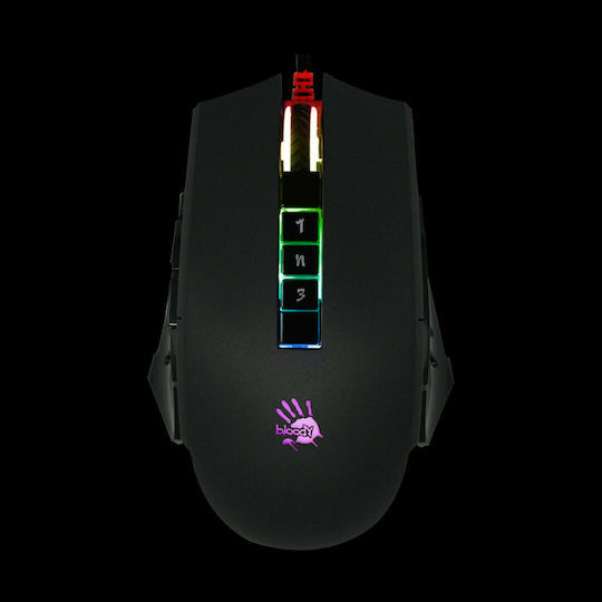 A4Tech Bloody P85 RGB Геймърска Мишка 5000 DPI Многоцветен