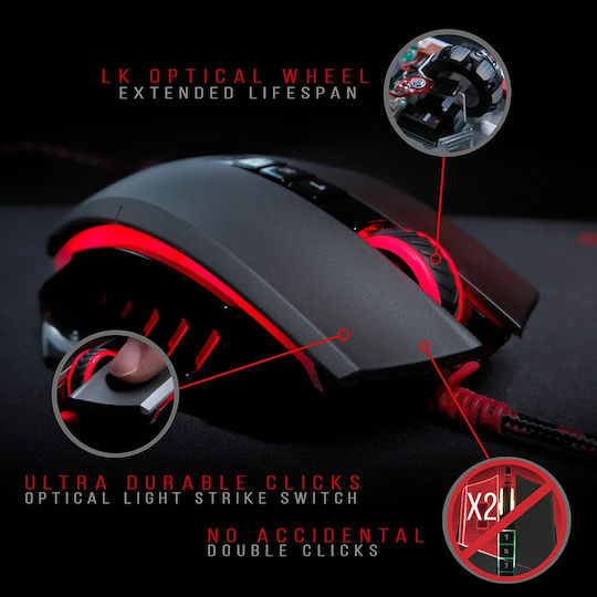 A4Tech Bloody P85 RGB Геймърска Мишка 5000 DPI Многоцветен