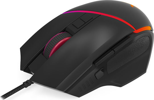 Krux Fuze Mouse RGB Gaming Mouse 12000 DPI Negru