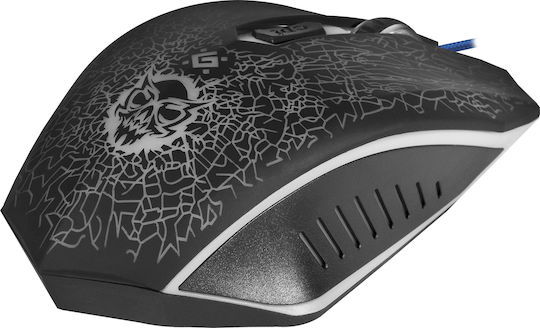 Defender Shock GM-110L RGB Gaming Ποντίκι 3200 DPI Μαύρο
