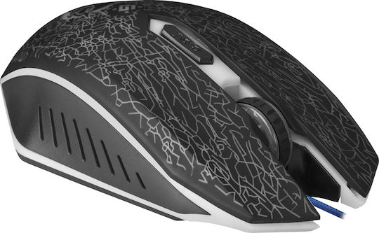 Defender Shock GM-110L RGB Gaming Ποντίκι 3200 DPI Μαύρο