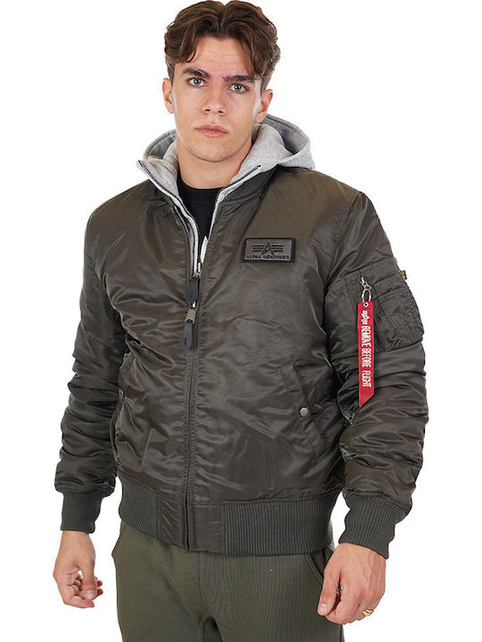 MA-1 D-Tec Winter Jacket Bomber Khaki