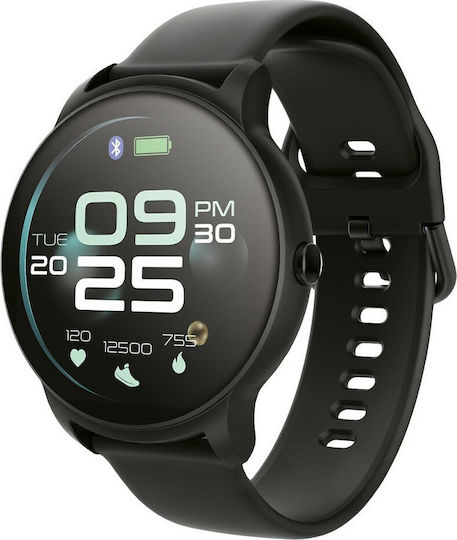Forever Forevive 2 SB-330 Smartwatch mit Pulsmesser (Schwarz)