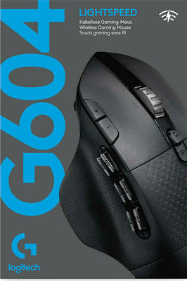 Logitech G604 Lightspeed Безжична Геймърска Мишка 16000 DPI Черен