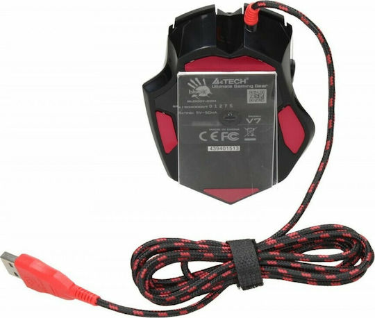 A4Tech Bloody V7m Геймърска Мишка 3200 DPI Черен
