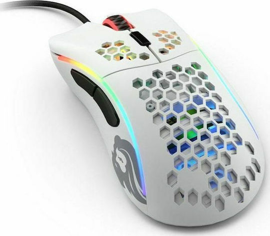 Glorious PC Gaming Race Model D Minus RGB Gaming Mouse 12000 DPI White