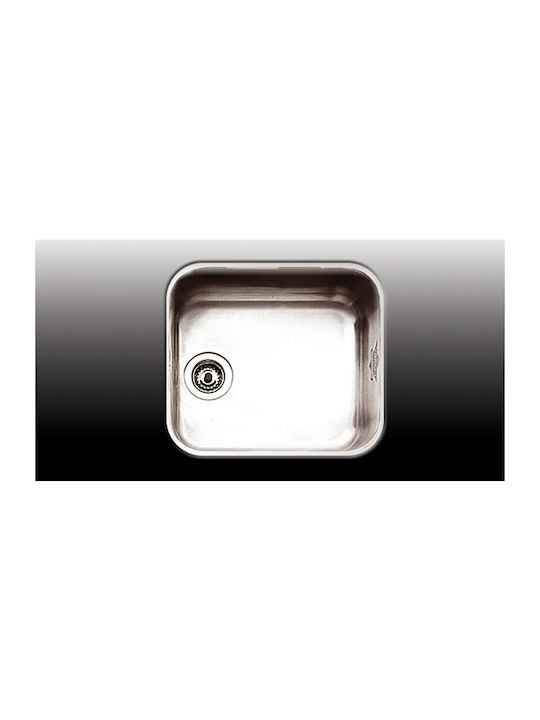 Apell 8445 8445-110 Undermount Sink Inox Satin W47xD42cm Silver