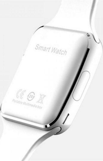 X6 45mm Smartwatch με SIM (Λευκό)