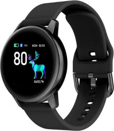 HiFuture HiMate Smartwatch με Παλμογράφο (Μαύρο)