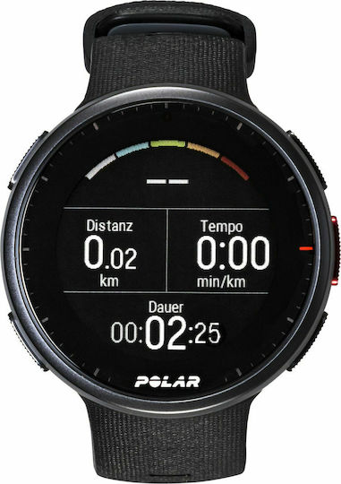 Polar Vantage V2 Aluminium 47mm Waterproof Smartwatch with Heart Rate Monitor (Black)