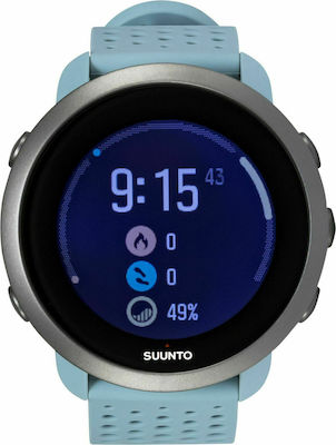 Suunto 3 Водоустойчив Смарт часовник с Пулсомер (Moss Grey)