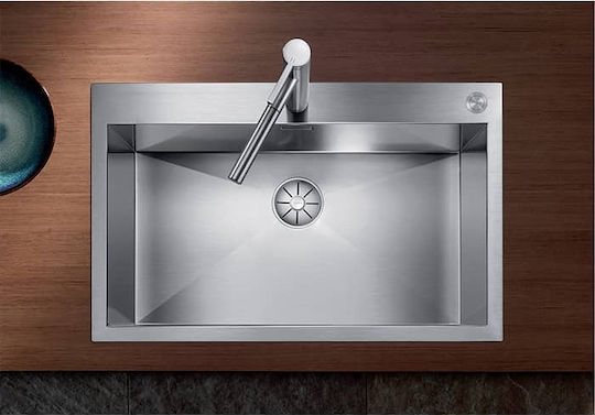 Blanco Zerox 700-IF/A PushControl Drop-In Inox Satin Finish 76x51cm Silver Blanco Zerox 700-IF/A PushControl Drop-In Inox Satin Finish 76x51cm Silver