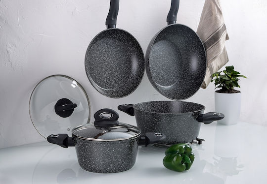 Bergner Orion Pan aus Aluminium mit Steinbeschichtung 28cm