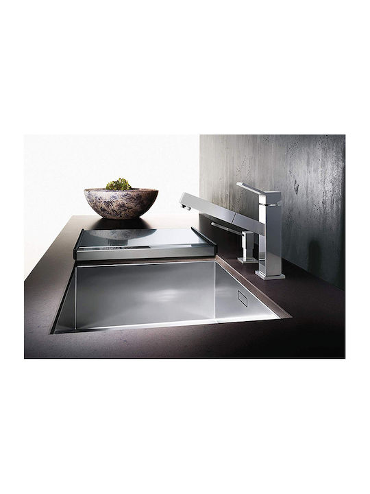 Blanco Zerox 550-U 517247 521591 Undermount Sink Inox Satin W59xD44cm Silver