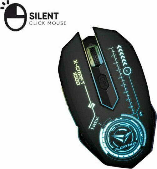 Alcatroz X-Craft AIR Trek 1000 Wireless Gaming Mouse 3200 DPI Black