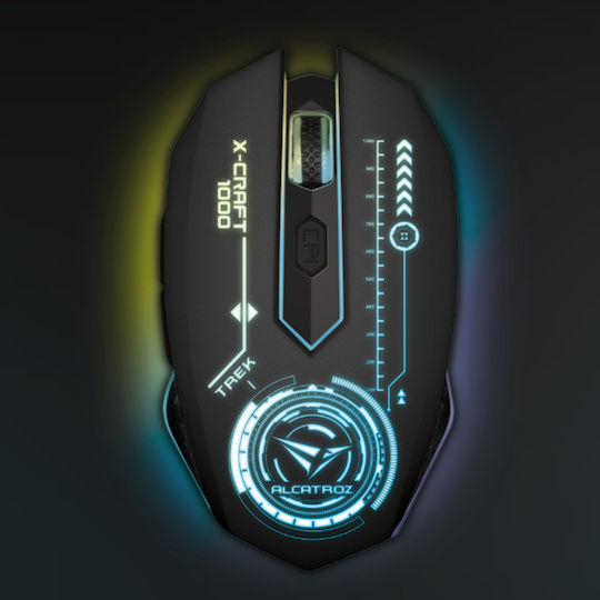 Alcatroz X-Craft AIR Trek 1000 Wireless Gaming Mouse 3200 DPI Black