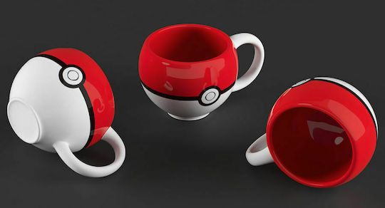 GB eye Pokemon - 3D Pokeball Mug Ceramic Red 300ml