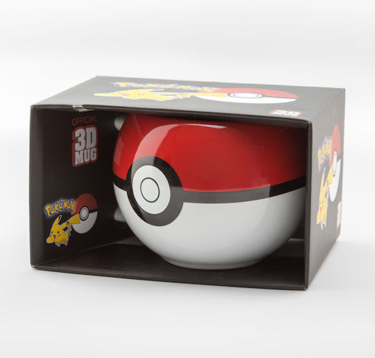 GB eye Pokemon - 3D Pokeball Mug Ceramic Red 300ml