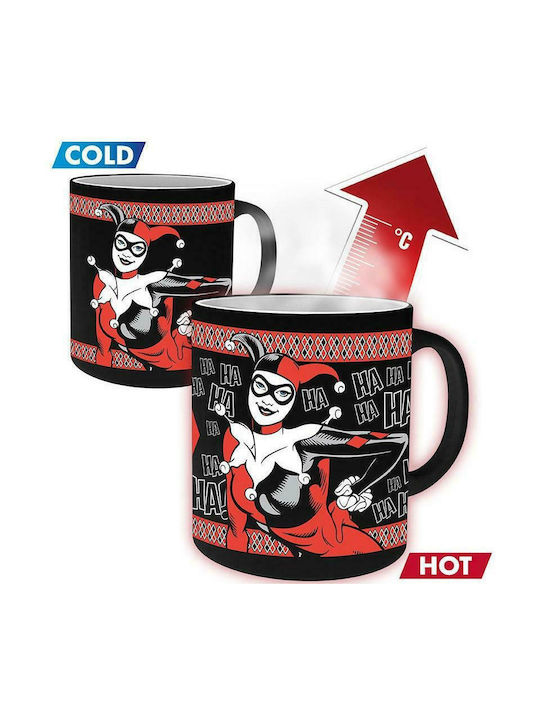 GB eye Harley Quinn Heat Change Ceramic Mug Black 350ml