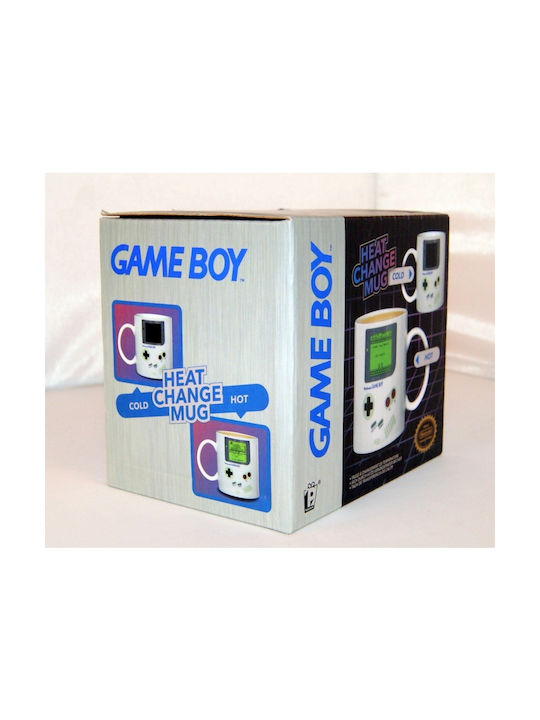 Paladone Nintendo Game Boy Heat Change Κούπα Κεραμική Λευκή 300ml