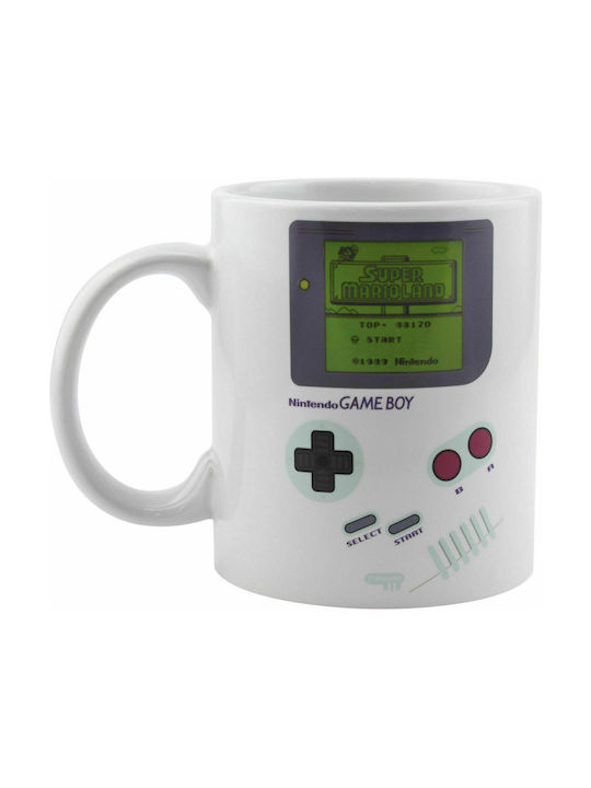 Paladone Nintendo Game Boy Heat Change Κούπα Κεραμική Λευκή 300ml