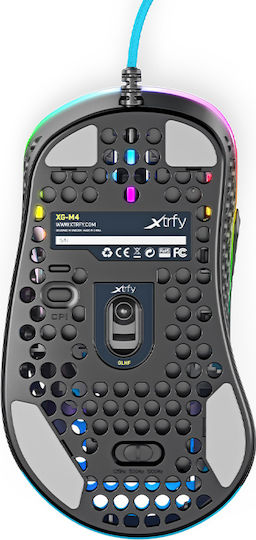 Xtrfy M4 RGB Gaming Mouse 16000 DPI Miami Blue