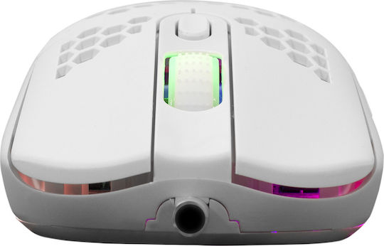 White Shark Galahad RGB Gaming Ποντίκι 6400 DPI Λευκό