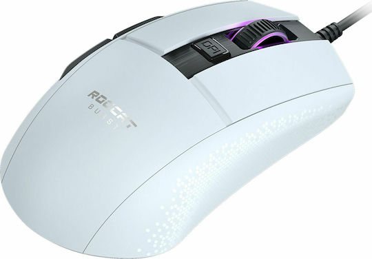 Roccat Burst Core RGB Gaming Gaming Maus 8500 DPI Weiß