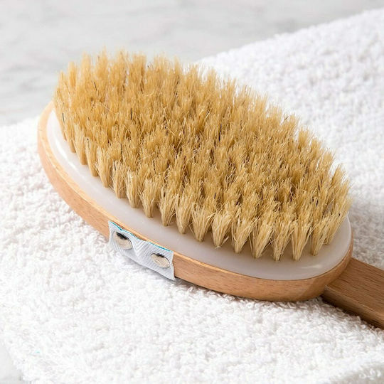 The Organic Pharmacy Skin Brush Bürste Peeling mit Holzgriff Braun 1Stück