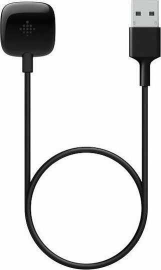Fitbit Sense Aluminium 40mm Αδιάβροχο Smartwatch με Παλμογράφο (Carbon/Graphite Stainless Steel)