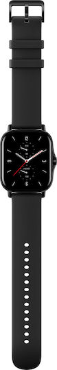 Amazfit GTS 2 Aluminium 43mm Αδιάβροχο Smartwatch με Παλμογράφο (Midnight Black)