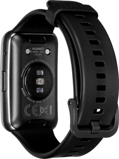 Huawei Watch Fit 46мм Водоустойчив с Пулсомер (Графитно черно)
