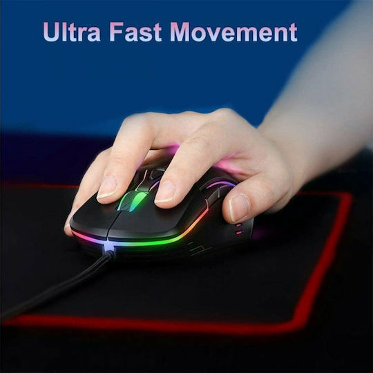 Onikuma CW902 RGB Gaming Mouse 6400 DPI Negru