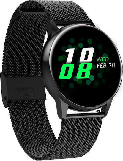 NO.1 DT88 Pro Smartwatch with Heart Rate Monitor (Black)