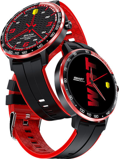 DAS.4 SP10 Smartwatch με Παλμογράφο (Μαύρο)