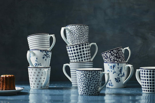 Laura Ashley Blueprint Κούπα από Πορσελάνη Floris 220ml