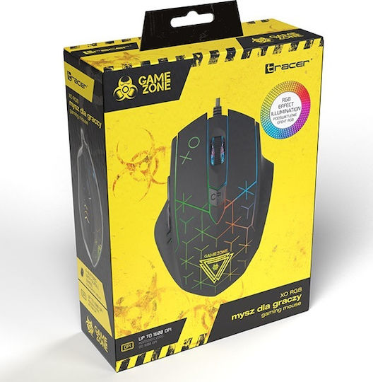 Tracer Gamezone XO RGB Gaming Mouse Black