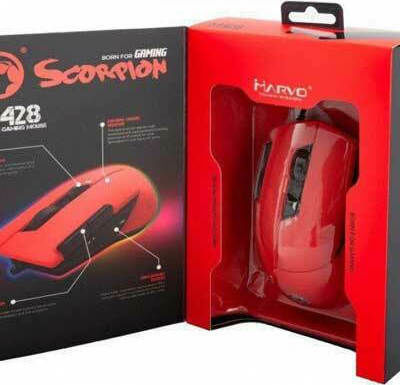 Marvo M428 RGB Gaming Mouse 4800 DPI Red