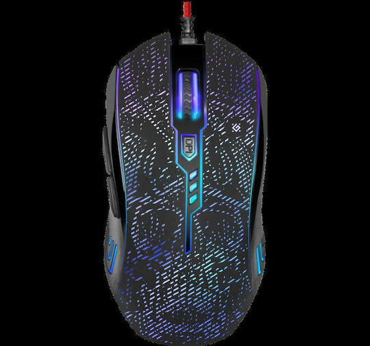 Defender Overlord GM-890 RGB Gaming Ποντίκι 3200 DPI Μαύρο