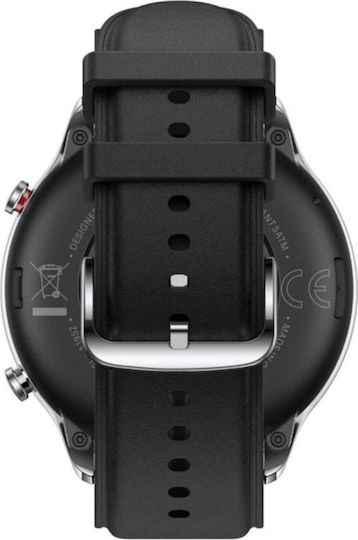 Amazfit GTR 2 Stainless Steel 46mm Waterproof Smartwatch with Heart Rate Monitor (Classic Edition)