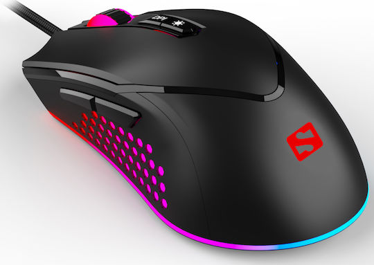 Sandberg Azazinator Mouse 6400 RGB Gaming Mouse 6400 DPI Negru