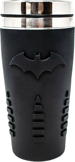 Paladone Batman Ποτήρι Θερμός Ανοξείδωτο 450ml Μαύρο