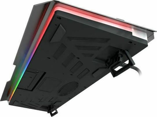 Genesis Rhod 420 RGB Gaming Tastatur mit RGB-Beleuchtung (Englisch US) Silber