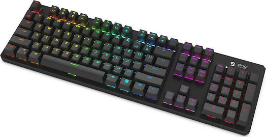 SPC Gear GK540 Magna Gaming Tastatură Mecanică cu Kailh Blue comutatoare și iluminare RGB (Engleză US)