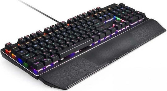 Omega Varr Gaming Μηχανικό Πληκτρολόγιο με Jixian Blue διακόπτες και RGB φωτισμό (Αγγλικό US)