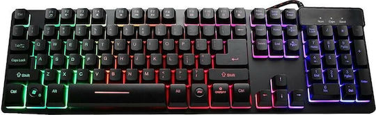 Factory ZYG-900 Gaming Πληκτρολόγιο με RGB φωτισμό (Αγγλικό US)