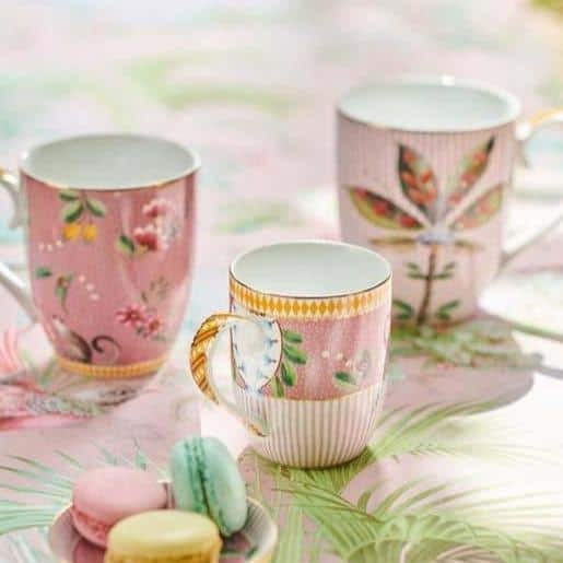 PiP Studio La Majorelle Mug from Porcelain Pink 145ml 2pcs