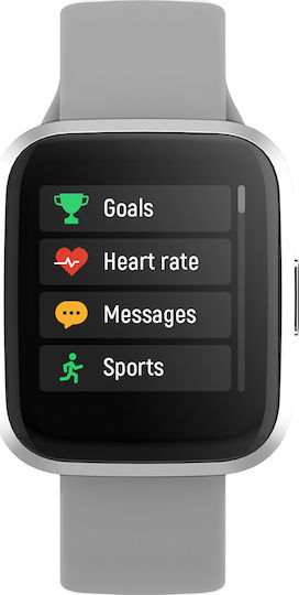 Forever ForeVigo 2 SW-310 Smartwatch με Παλμογράφο (Ασημί)